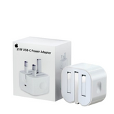 Apple 25W USB-C PD Power Adapter (3-Pin UK Plug)